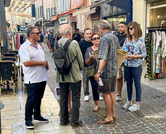 L'équipe en campagne au centre ville