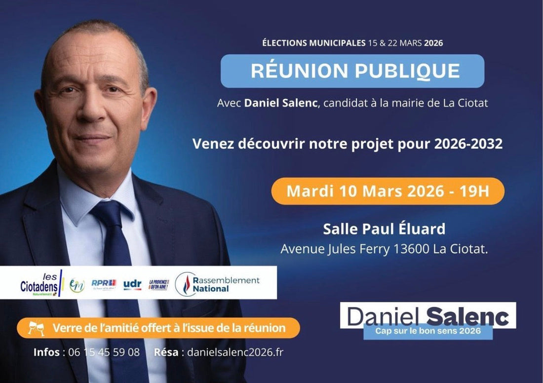 Rencontre publique le 10 mars 2026